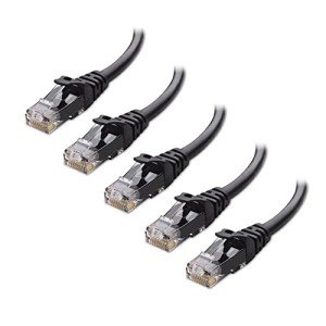 Cable Matters 5-Pack 3ft Snagless Cat 6 Cables