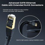 DbillionDa Cat8 Ethernet Cable - 6FT High Speed