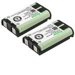 Kastar Cordless Phone Battery 2 Pack for Panasonic