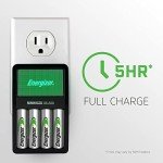 Energizer Rechargeable AA/AAA Battery Charger with 4 Batteries