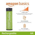 Amazon Basics 16 Rechargeable AA NiMH Batteries