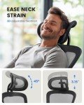 NOBLEWELL Ergonomic Office Chair with Lumbar Support