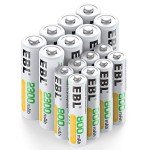 EBL Rechargeable AA & AAA Battery Set
