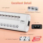 EBL Rechargeable AA/AAA Batteries with Smart Charger