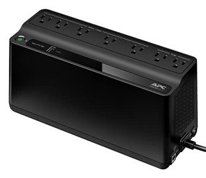 APC 600VA Battery Backup & Surge Protector with USB
