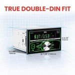 BOSS 820BRGB Double Din Bluetooth Car Stereo