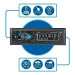 JENSEN MPR210 Bluetooth Car Stereo with LCD Display