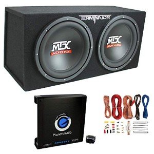 MTX 12" Subwoofer, 1500W Planet Audio Amp & Wiring Kit