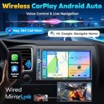 7" Wireless Double Din Car Stereo with Carplay