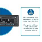 JENSEN MPR210 Bluetooth Car Stereo with LCD Display
