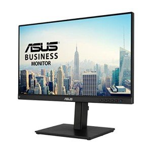ASUS 24" 1080P Multi-Touch Monitor (BE24ECSBT) - Full HD, IPS, 10-Point Touch, IPS, Eye Care, USB-C with Power Delivery, HDMI, DisplayPort Daisy Chain, Height Adjustable, VESA Wall Mountable, Black
