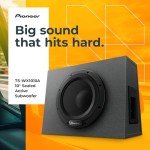 Pioneer 10" Active Subwoofer with Built-In Amplifier