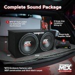MTX 12" Subwoofer, 1500W Planet Audio Amp & Wiring Kit