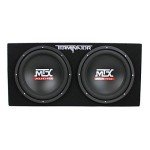 MTX Terminator 12" 1200W Dual Loaded Subwoofer Box