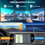 7" Wireless Double Din Car Stereo with Carplay