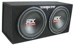 MTX Terminator 12" 1200W Dual Loaded Subwoofer Box