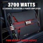 BOSS PV3700 5-Channel Car Stereo Amplifier