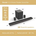 VIZIO Elevate 5.1.4 Sound Bar with Subwoofer