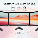 Prechen 24 Inch Touchscreen Monitor, IPS FHD 1080P Touch PC Display with HDMI & VGA & USB, 75Hz, VESA, Built-in Speakers, Computer Touch Screen for Gaming & Business