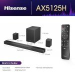 Hisense 5.1.2Ch Dolby Atmos Sound Bar with Subwoofer