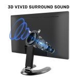 Prechen 24 Inch Touchscreen Monitor, IPS FHD 1080P Touch PC Display with HDMI & VGA & USB, 75Hz, VESA, Built-in Speakers, Computer Touch Screen for Gaming & Business