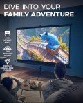 100-Inch HD Projector Screen with Tripod Stand