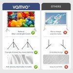 Portable 120" Outdoor Projector Screen with Stand