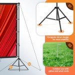 100-Inch Portable Projector Screen for Outdoor Movies