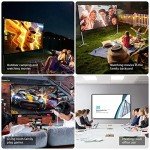 80-Inch Portable Projector Screen for Outdoor Fun