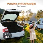 80-Inch Portable Projector Screen for Outdoor Fun