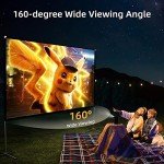 80-Inch Portable Projector Screen for Outdoor Fun