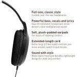 Panasonic Lightweight Over-Ear Wired Headphones - Black