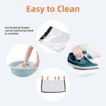 80-Inch Portable Projector Screen for Outdoor Fun