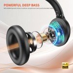 Upgraded Wireless Noise Cancelling Headphones - Black