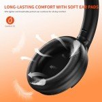 Upgraded Wireless Noise Cancelling Headphones - Black