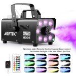 AGPTEK 500W Fog Machine with 13 LED Lights