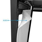 AxcessAbles Portable DJ Facade Booth with Lighting