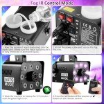 AGPTEK 500W Fog Machine with 13 LED Lights