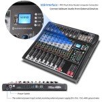 Depusheng DT8 8-Channel USB Mixer Console