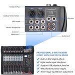 Depusheng DT8 8-Channel USB Mixer Console