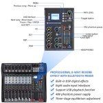 Depusheng DT8 8-Channel USB Mixer Console