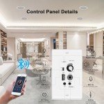 Herdio 5.25" Bluetooth Ceiling Speakers with Amplifier