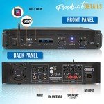 PyleUSA 2000W Bluetooth Rack Mount Amplifier