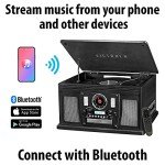 Victrola 8-in-1 Bluetooth Record Player with Speakers