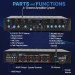 Pyle Bluetooth Home Audio Amplifier System 600W