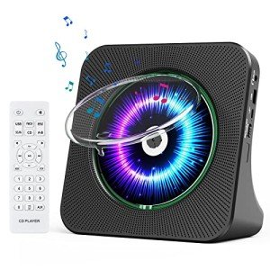 Portable Bluetooth CD Player with Rechargeable Battery