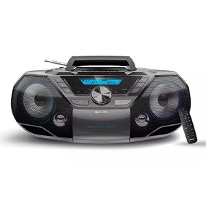 Philips Bluetooth Portable CD and Cassette Boombox