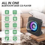 Portable Bluetooth CD Player with Rechargeable Battery