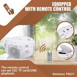 Retekess TR621 Portable CD/Cassette Player Boombox
