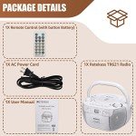 Retekess TR621 Portable CD/Cassette Player Boombox